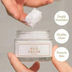 I'm From Rice Cream (50g) - Brightening Korean Moisturizer with Rice & Ceramide for Glowing Skin - Doorderma