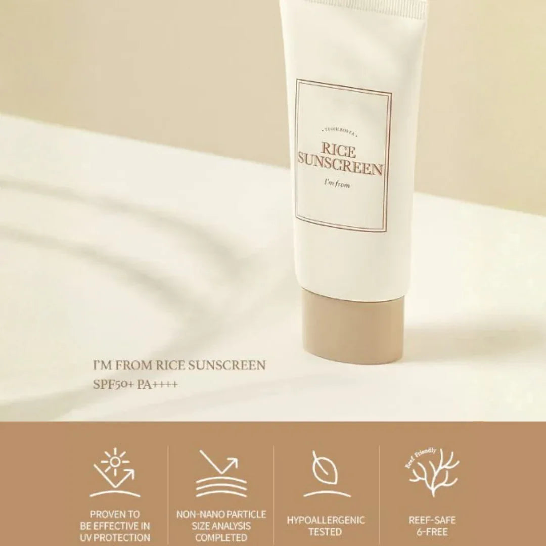 I'm From Rice Sunscreen SPF 50+ PA++++ (50ml) - Doorderma