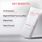 Innisfree Tone Up No Sebum Tinted Sunscreen 60ml with SPF 50+ PA++++ - Doorderma