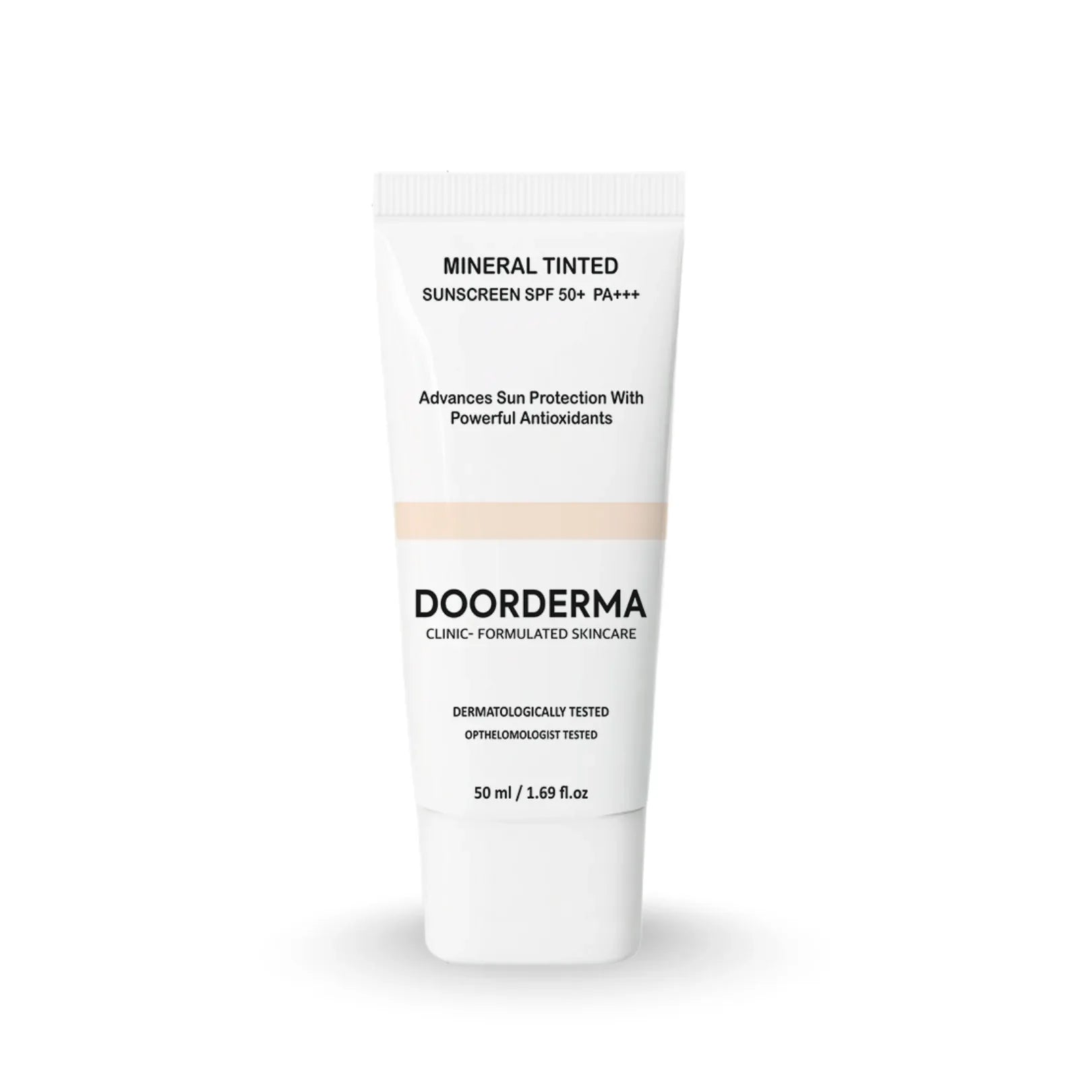 DoorDerma Tinted Sunscreen — Broad-Spectrum Shield with Natural Tint & Matte Finish - Doorderma