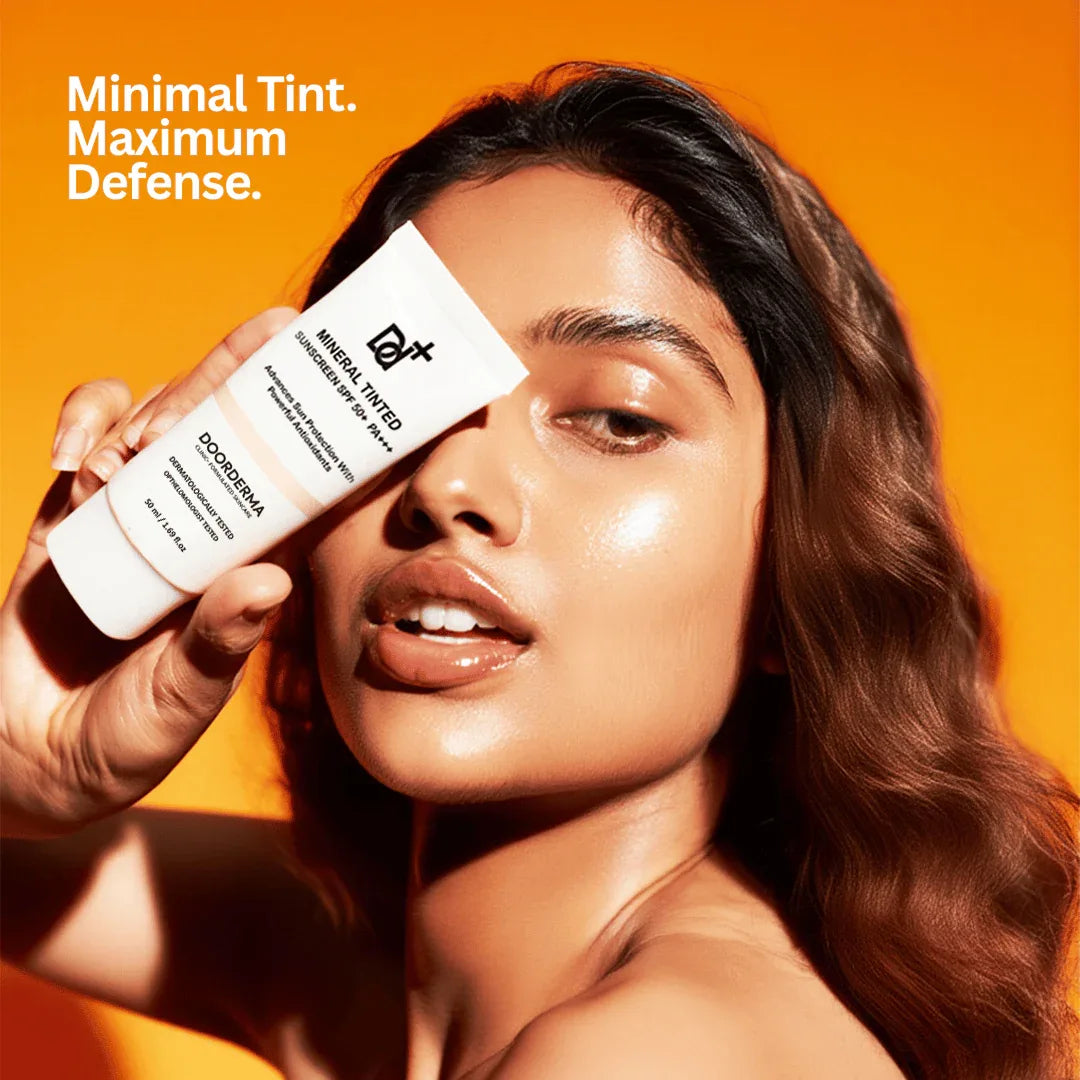 DoorDerma Tinted Sunscreen — Broad-Spectrum Shield with Natural Tint & Matte Finish - Doorderma