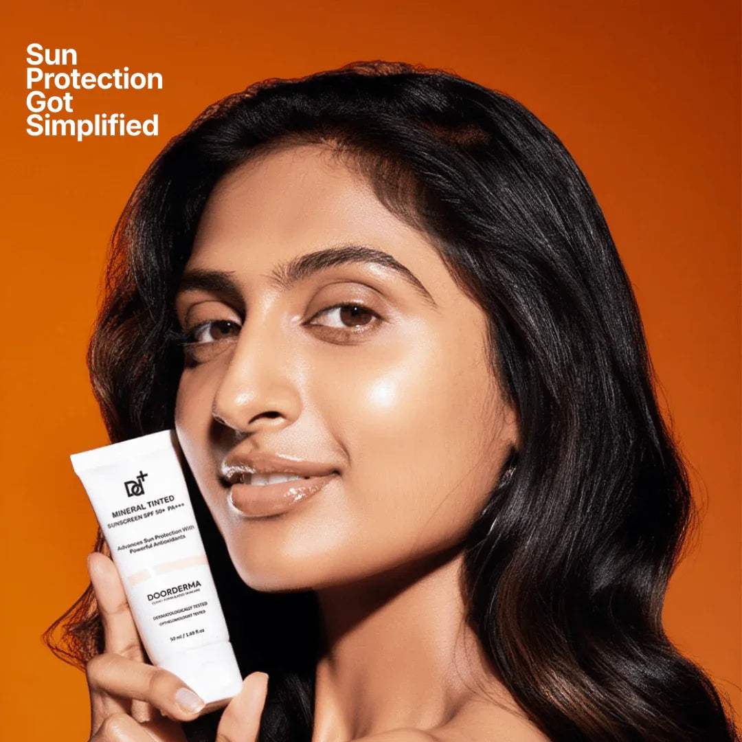 DoorDerma Tinted Sunscreen — Broad-Spectrum Shield with Natural Tint & Matte Finish - Doorderma