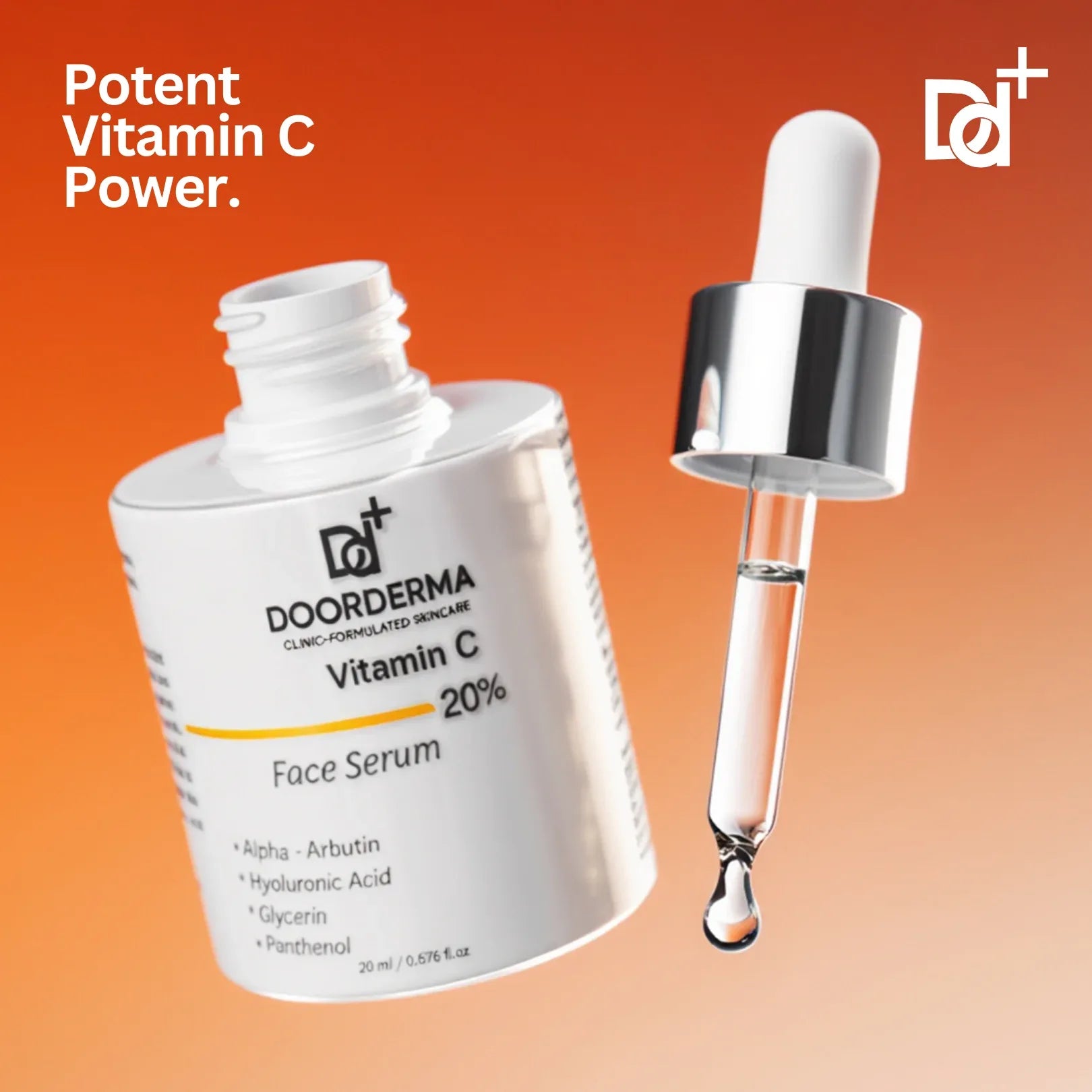 DoorDerma Vitamin C Serum — Brightening Antioxidant Power for Spot & Pigment Reduction - Doorderma