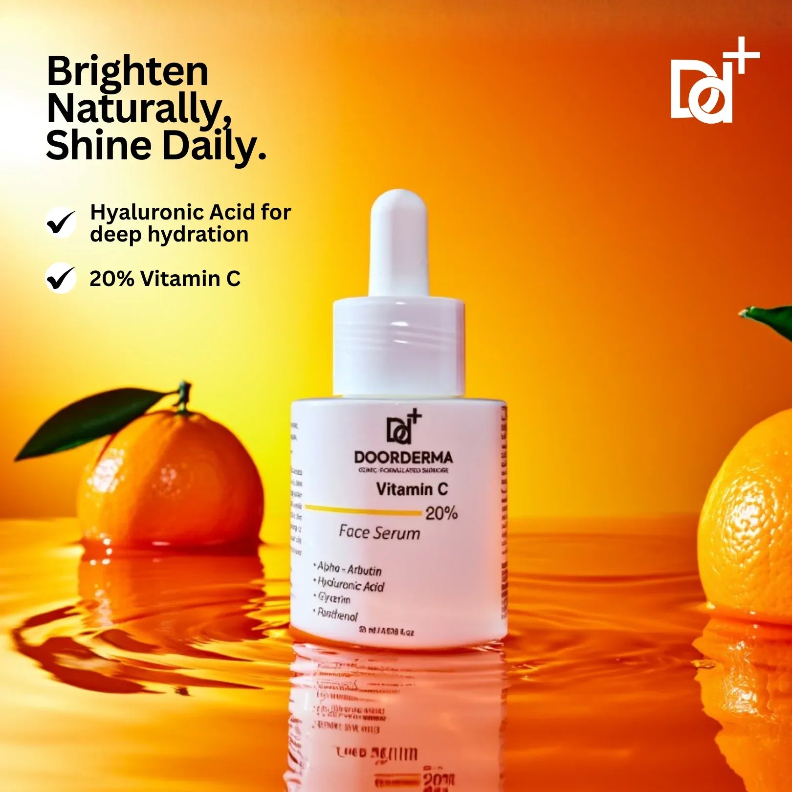DoorDerma Vitamin C Serum — Brightening Antioxidant Power for Spot & Pigment Reduction - Doorderma