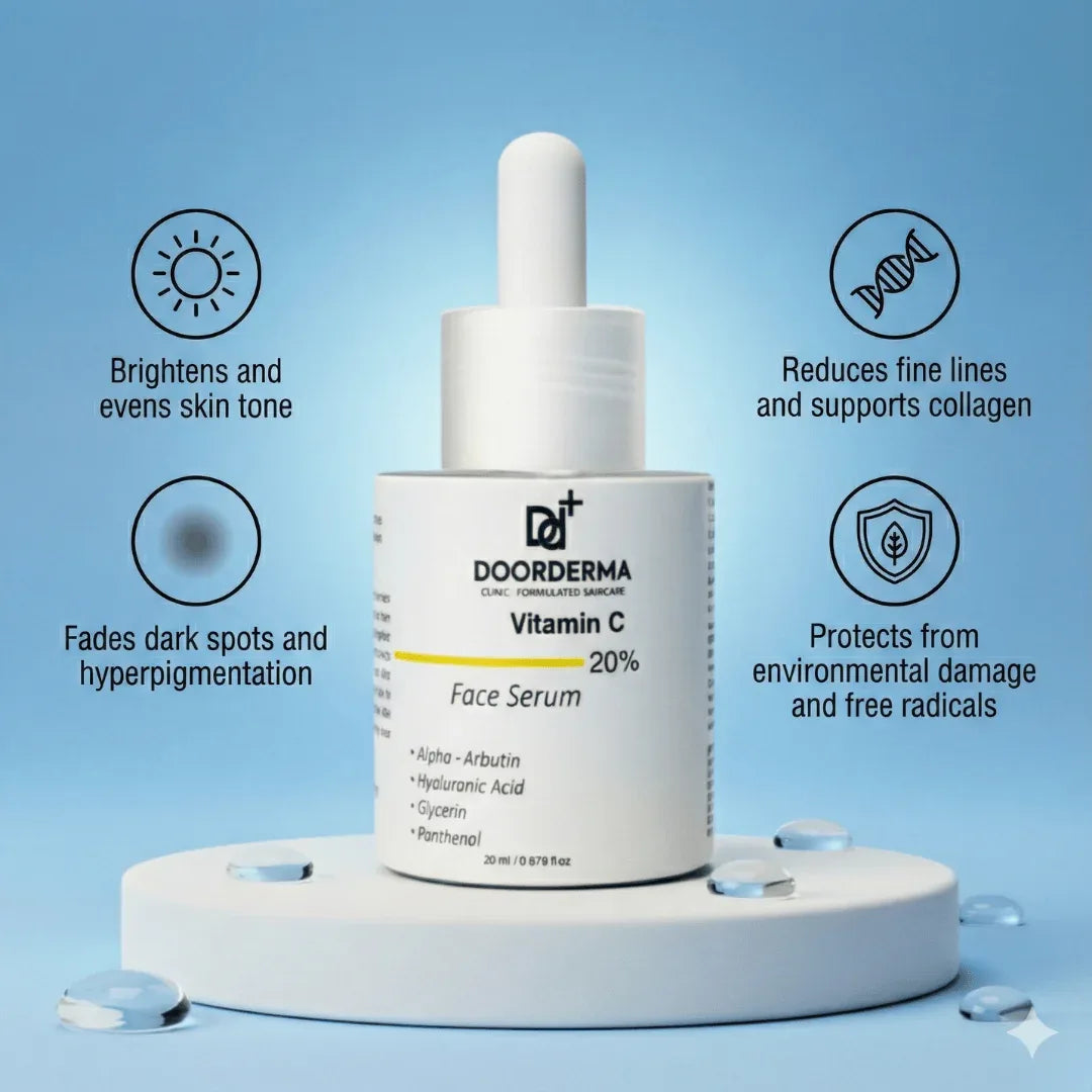 DoorDerma Vitamin C Serum — Brightening Antioxidant Power for Spot & Pigment Reduction - Doorderma
