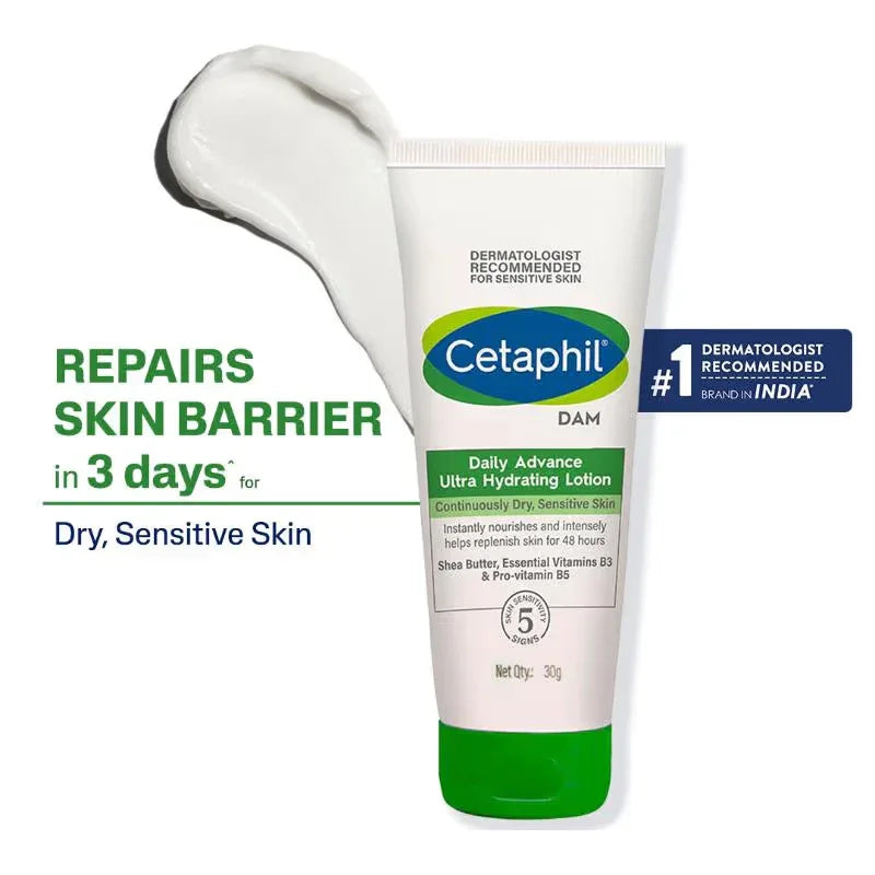 Cetaphil Dam Daily Advance Ultra Hydrating Lotion With Shea Butter & Niacinamide Sensitive Skin - Doorderma