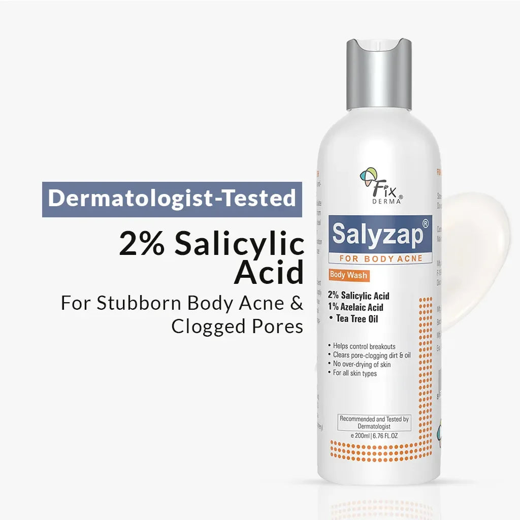 Salyzap Body Wash | Soap-Free Wash to Combat Stubborn Body Acne - Doorderma