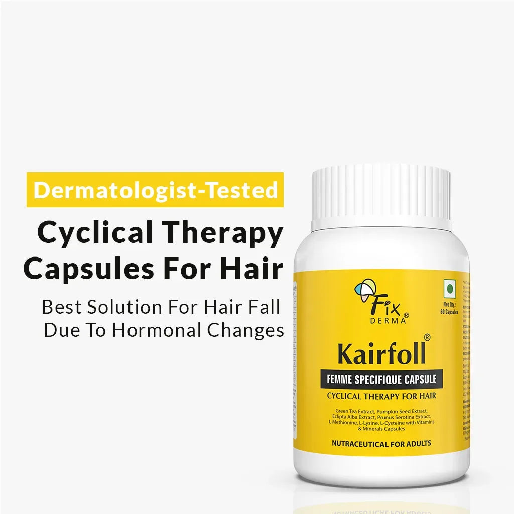 Kairfoll Femme Specifique Capsule | Best Solution for Hair Fall due to Hormonal Changes - Doorderma