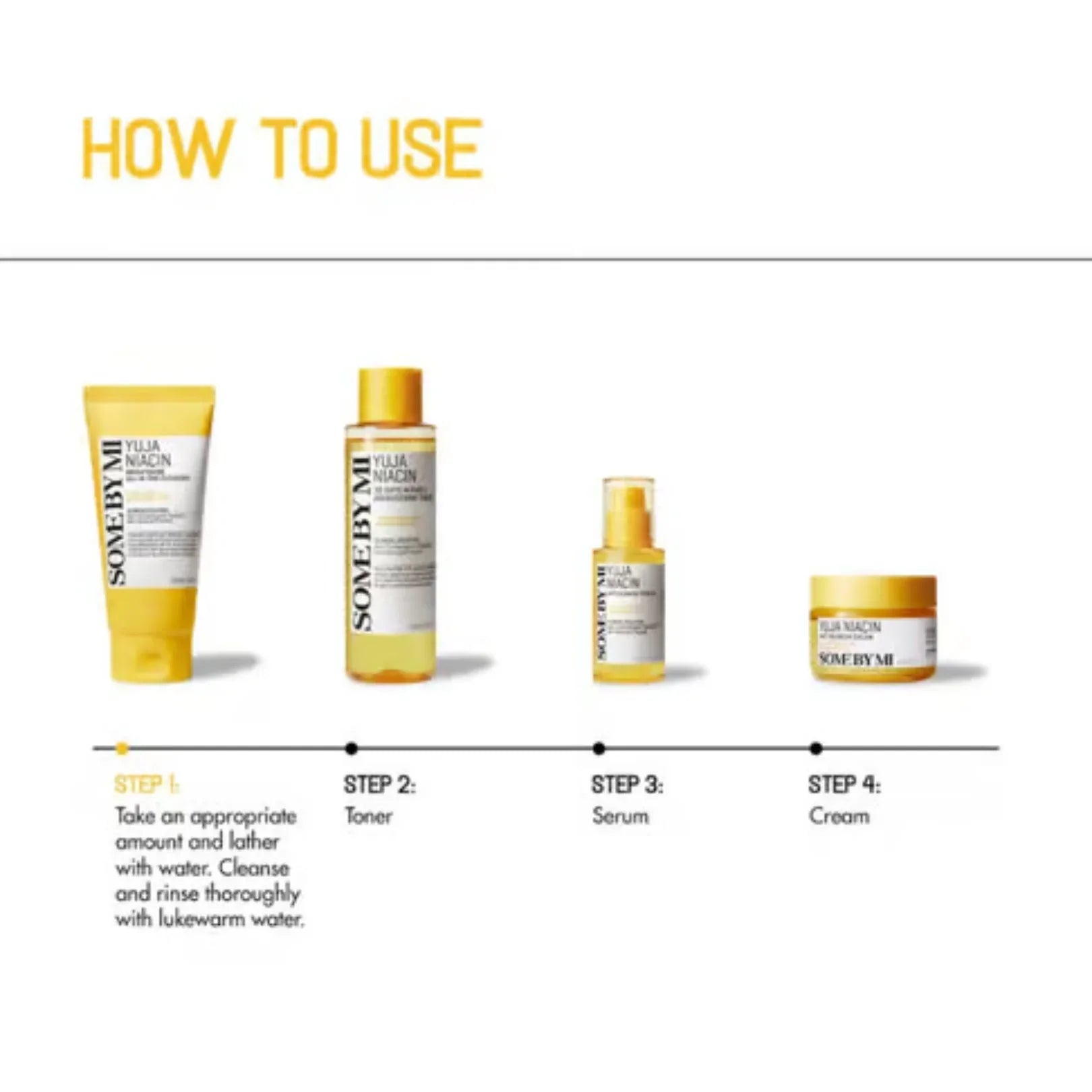SOME BY MI Yuja Niacin Brightening All-in-one Cleanser (100ml) - Doorderma