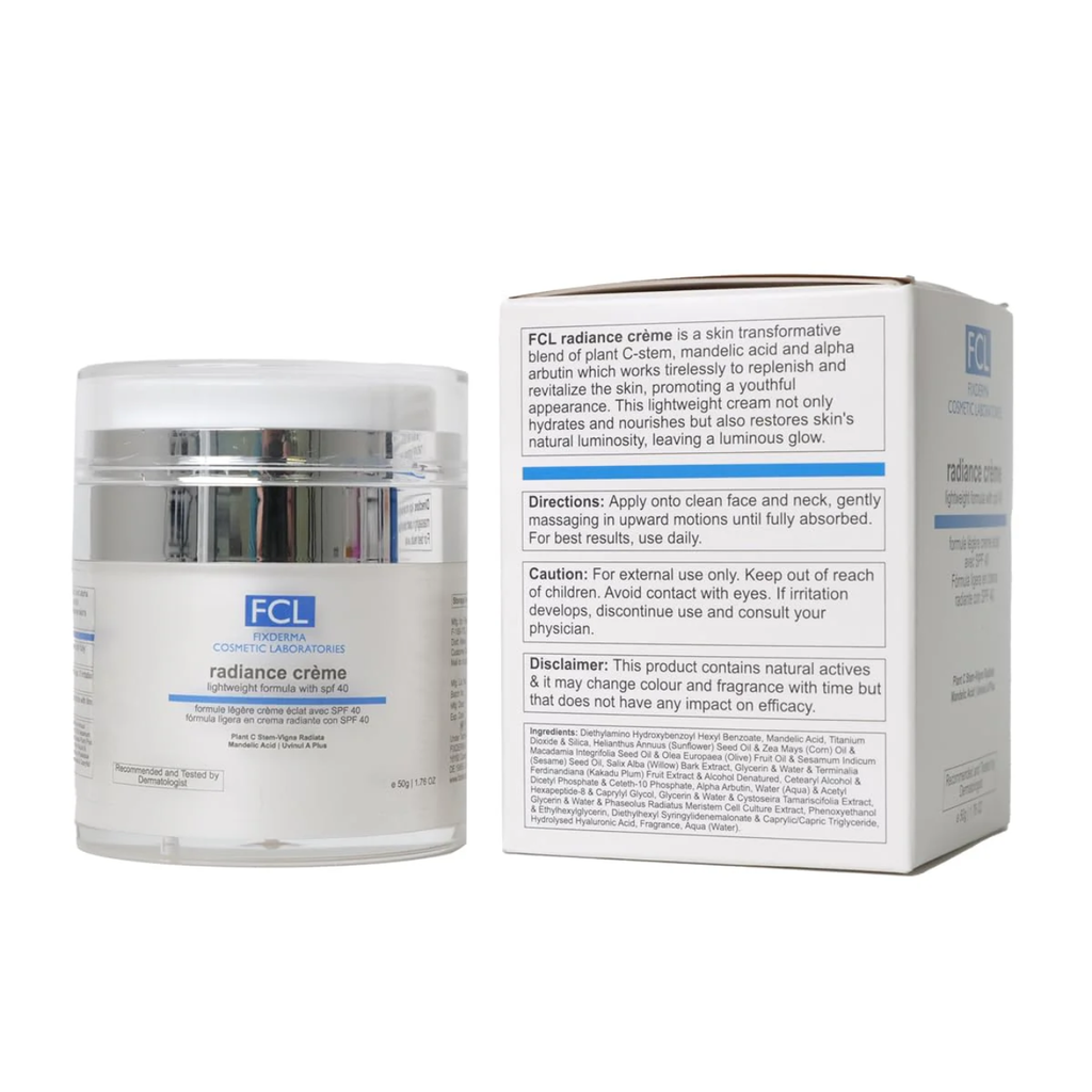 FCL Radiance Creme Lightweight Formula With SPF 40
