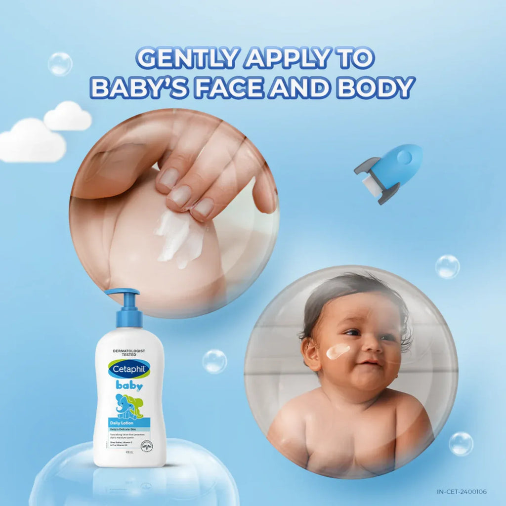 Cetaphil Baby Daily Lotion with Shea Butter (400ml) - Doorderma