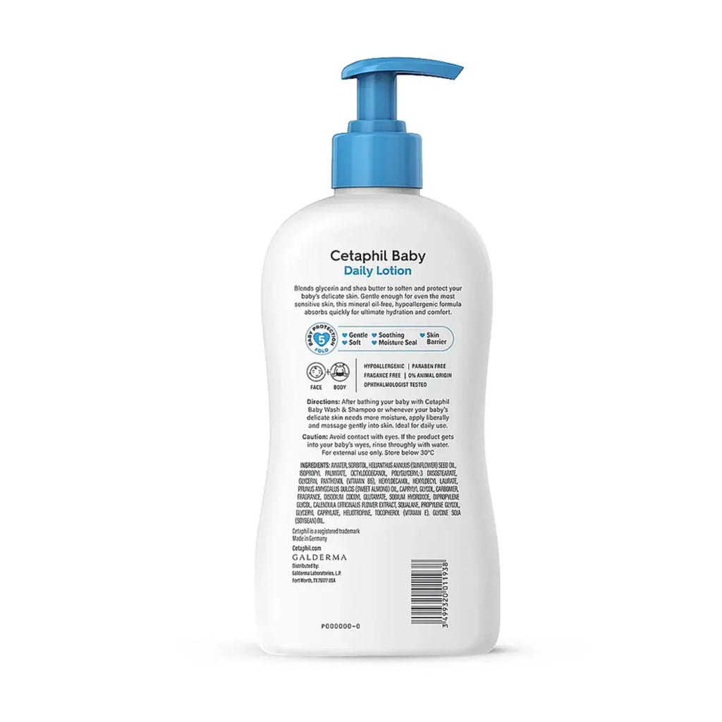 Cetaphil Baby Daily Lotion with Shea Butter (400ml) - Doorderma