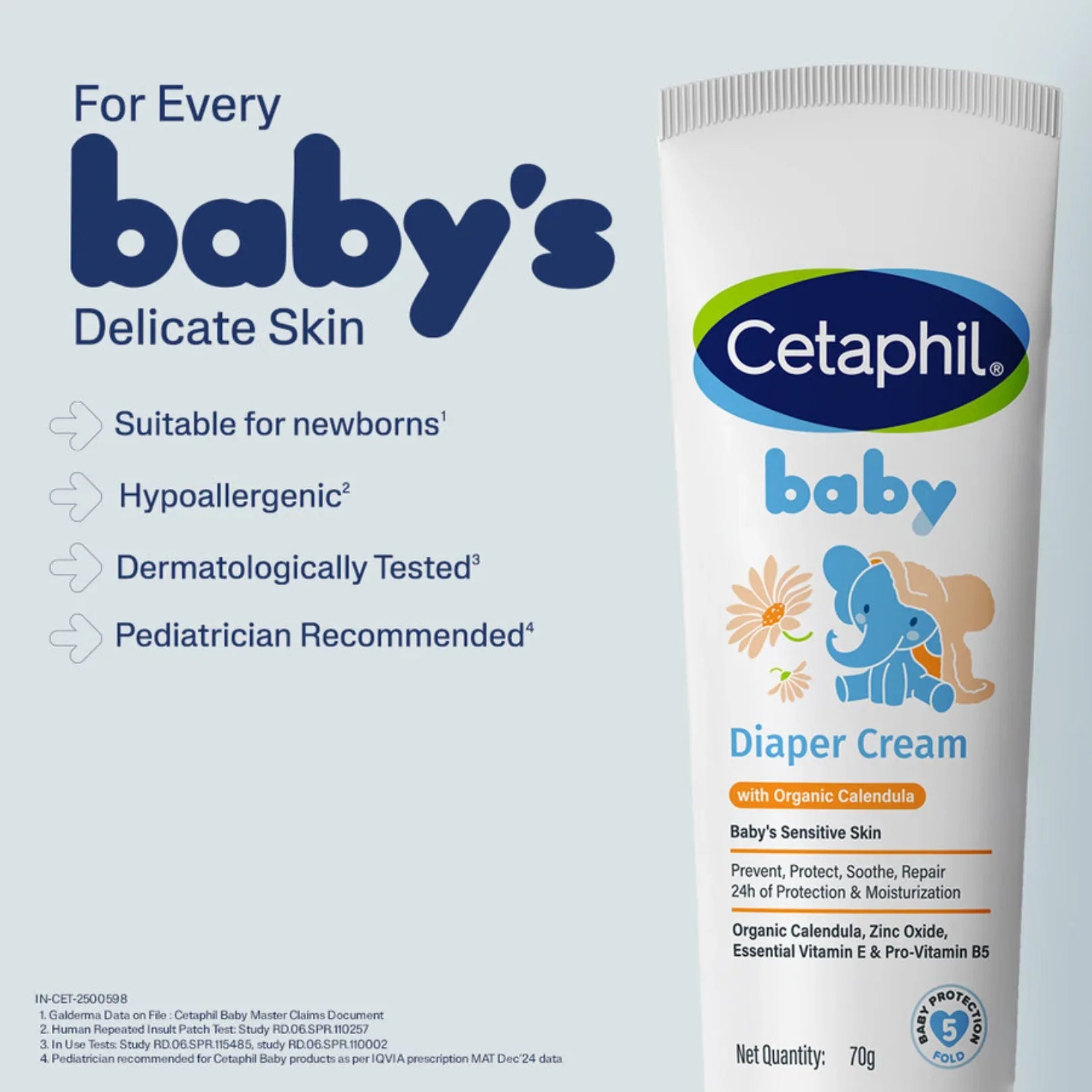 Cetaphil Baby Diaper Cream with Calendula (70g) - Doorderma