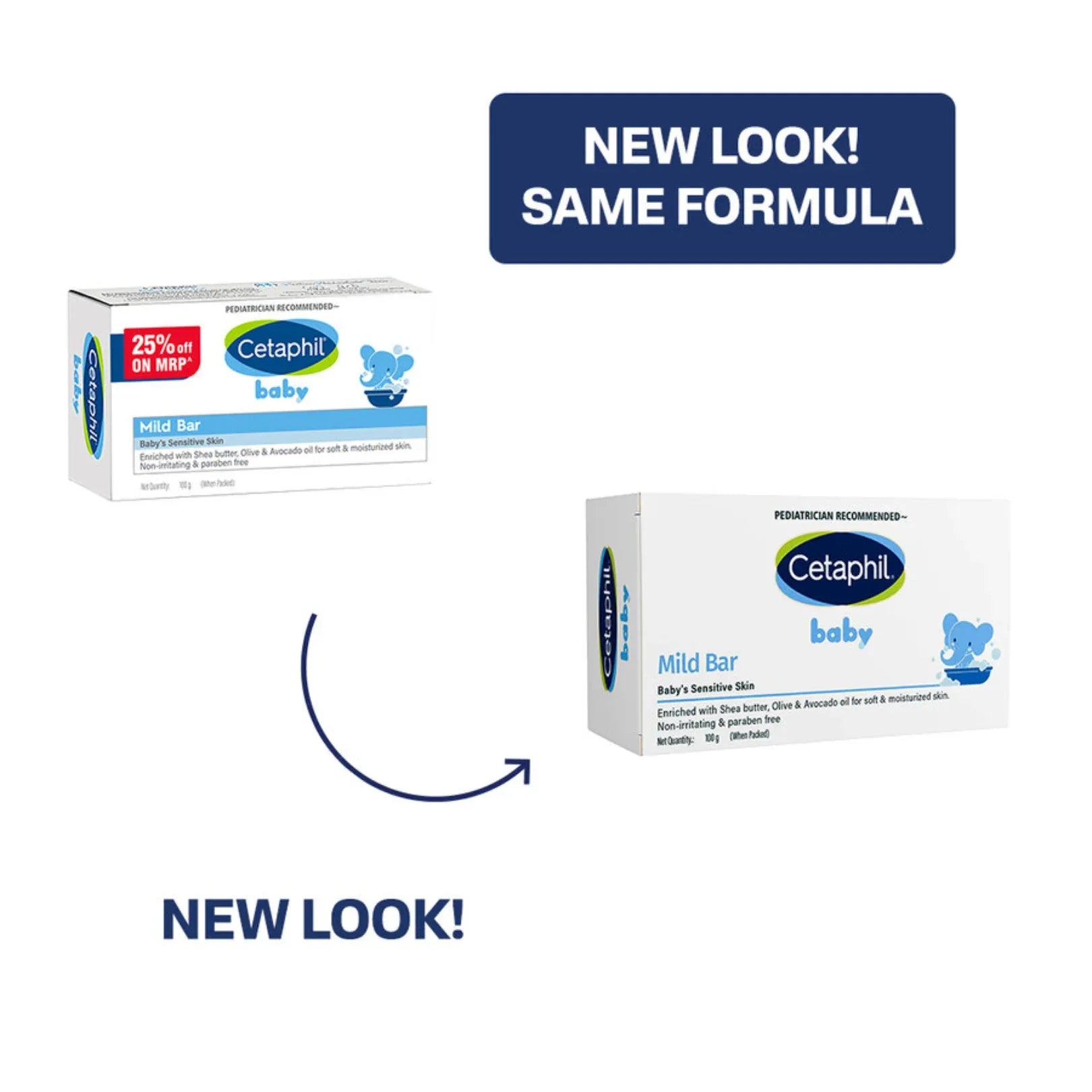 Cetaphil Baby Mild Bar - Doorderma