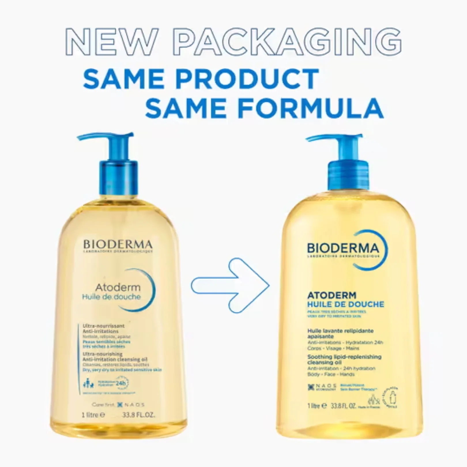 Bioderma Atoderm Huile De Douche Anti-Irritation Cleansing Oil - Doorderma