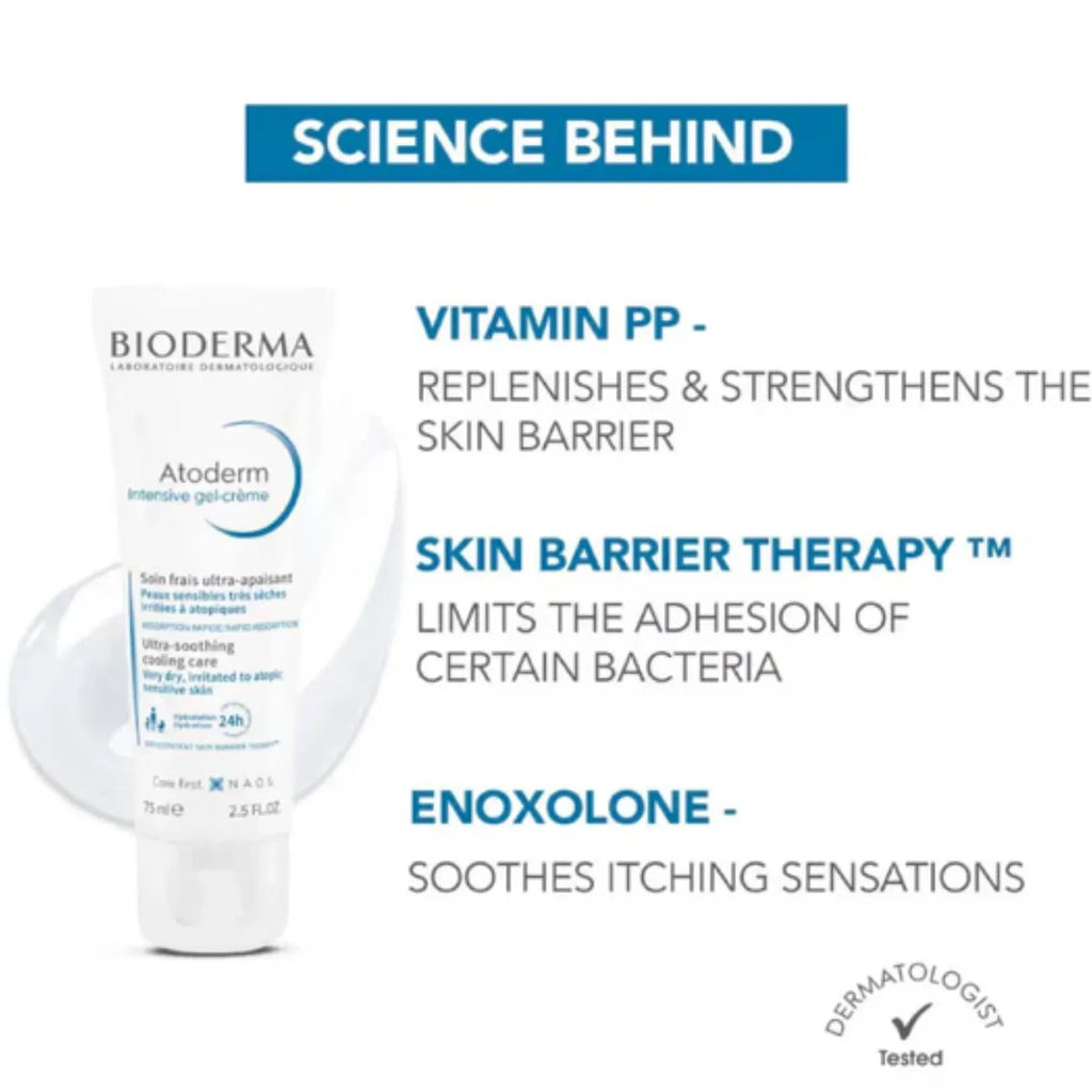 Bioderma Atoderm Intensive Gel-Creme Ultra-Soothing Cooling Care - Doorderma