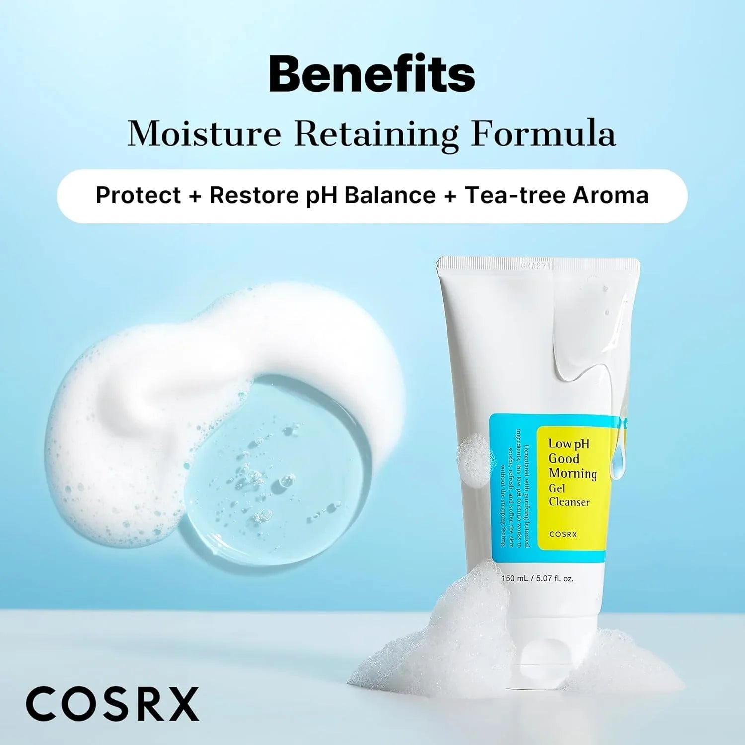Cosrx Low pH Good Morning Gel Cleanser - Doorderma