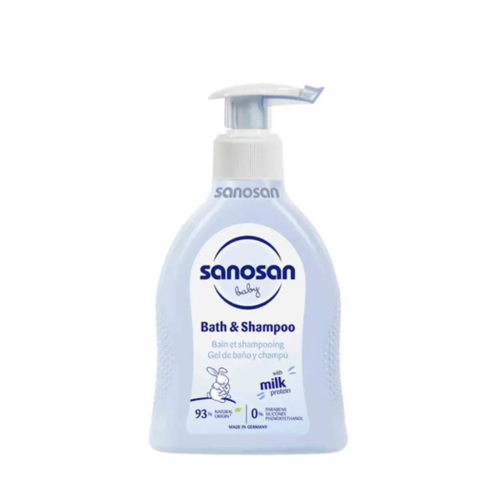 Sanosan Baby Milk Protein Bath & Shampoo - Doorderma