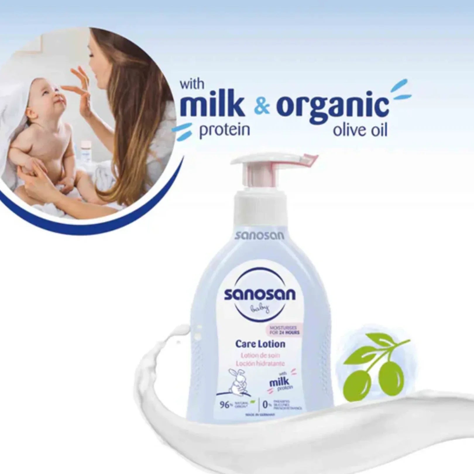 Sanosan Baby Milk Protein Care Lotion - Doorderma