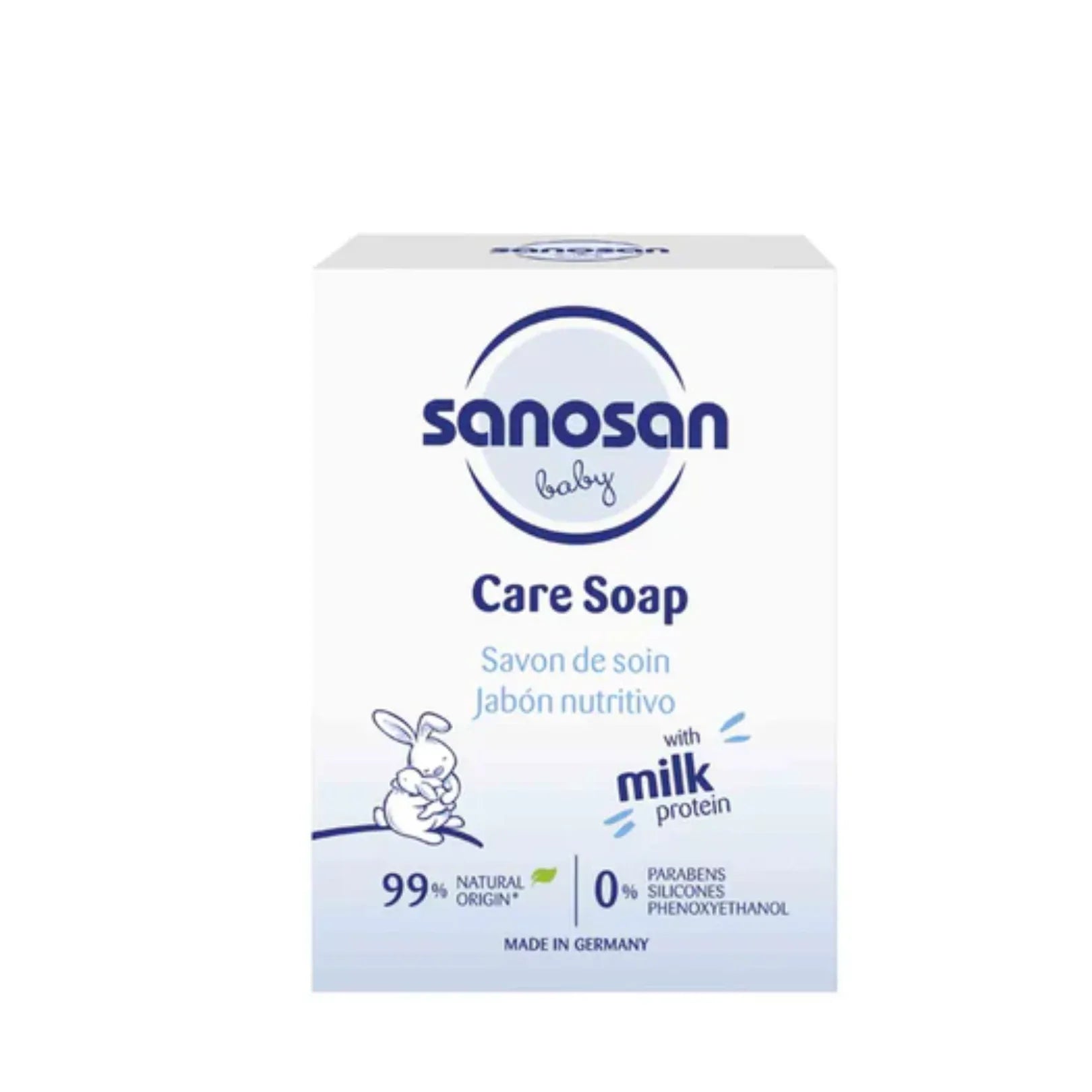 Sanosan Baby Milk Protein Care Soap (100g) - Doorderma