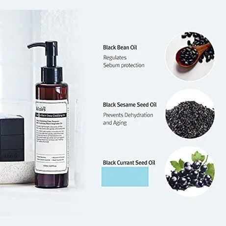 Gentle Black Deep cleansing oil Make up cleanser - Doorderma