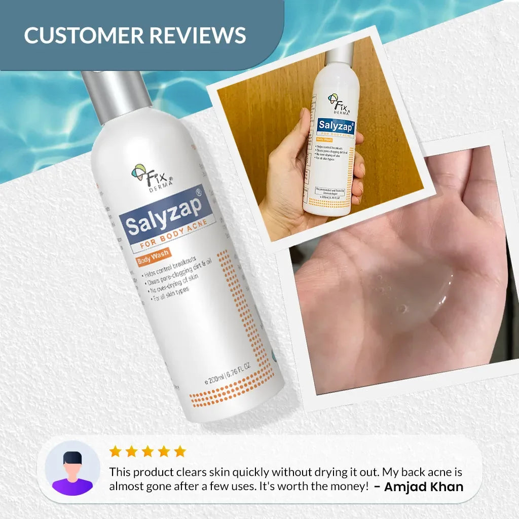 Salyzap Body Wash | Soap-Free Wash to Combat Stubborn Body Acne - Doorderma