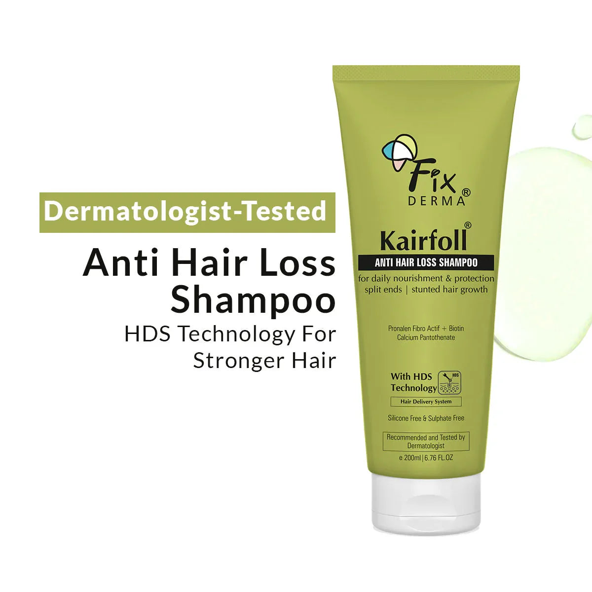Fixderma Kairfoll Anti Hair Loss Shampoo Anti Hair Fall Shampoo - Doorderma