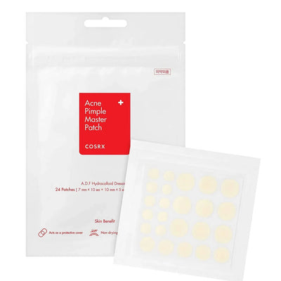 Cosrx Acne Pimple Master Patches - 24 Pieces | Discreet & Waterproof Acne Spot Treatment Patches for Sensitive Skin - Doorderma