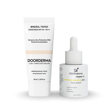 Sun Glow Duo – Vitamin C + Tinted Sunscreen SPF 50 - Doorderma