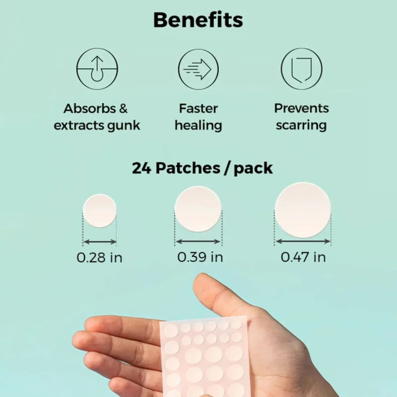 Cosrx Acne Pimple Master Patches - 24 Pieces | Discreet & Waterproof Acne Spot Treatment Patches for Sensitive Skin - Doorderma