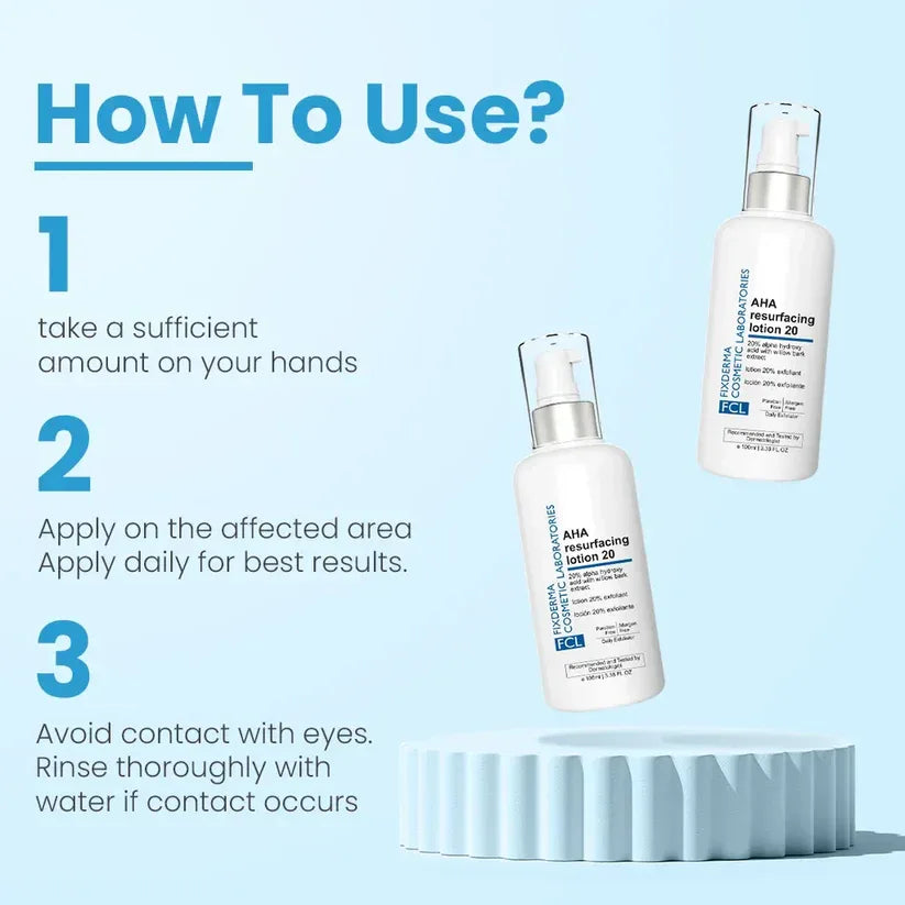 Fixderma AHA Resurfacing Lotion 20% - Doorderma