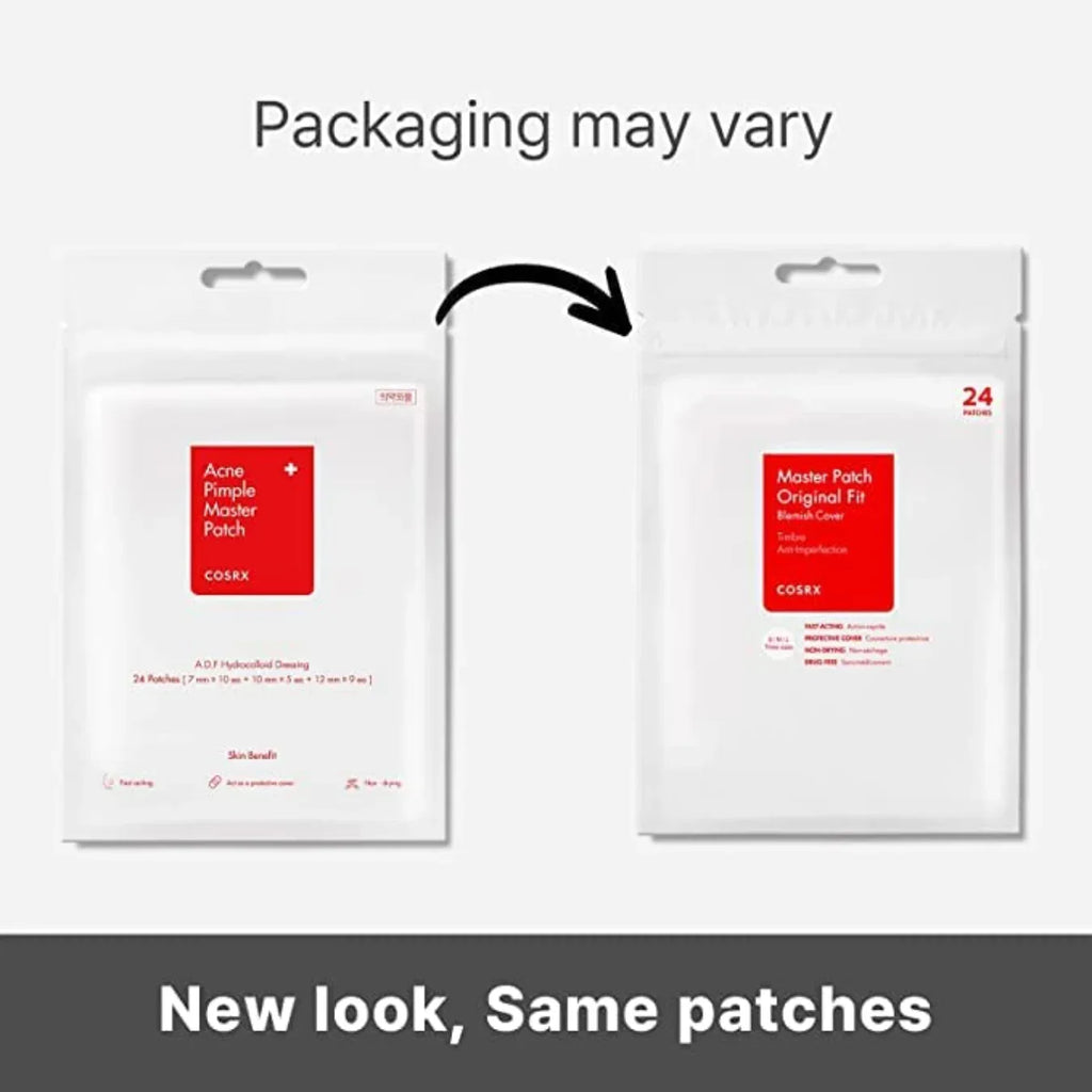 Cosrx Acne Pimple Master Patches - 24 Pieces | Discreet & Waterproof Acne Spot Treatment Patches for Sensitive Skin - Doorderma