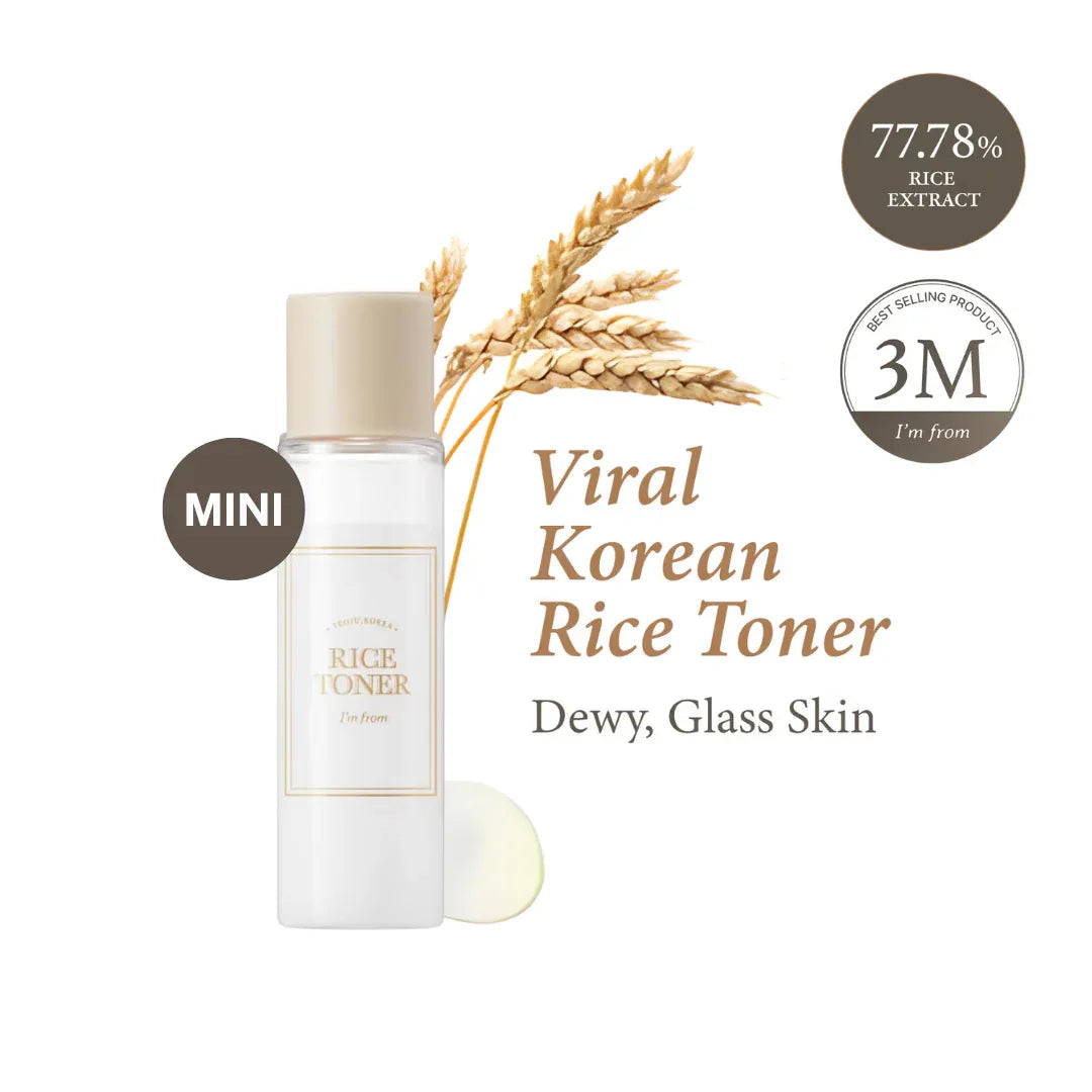 I'm From Rice Toner - Brightening Korean Milky Rice Toner with Niacinamide for Glass Skin - Doorderma