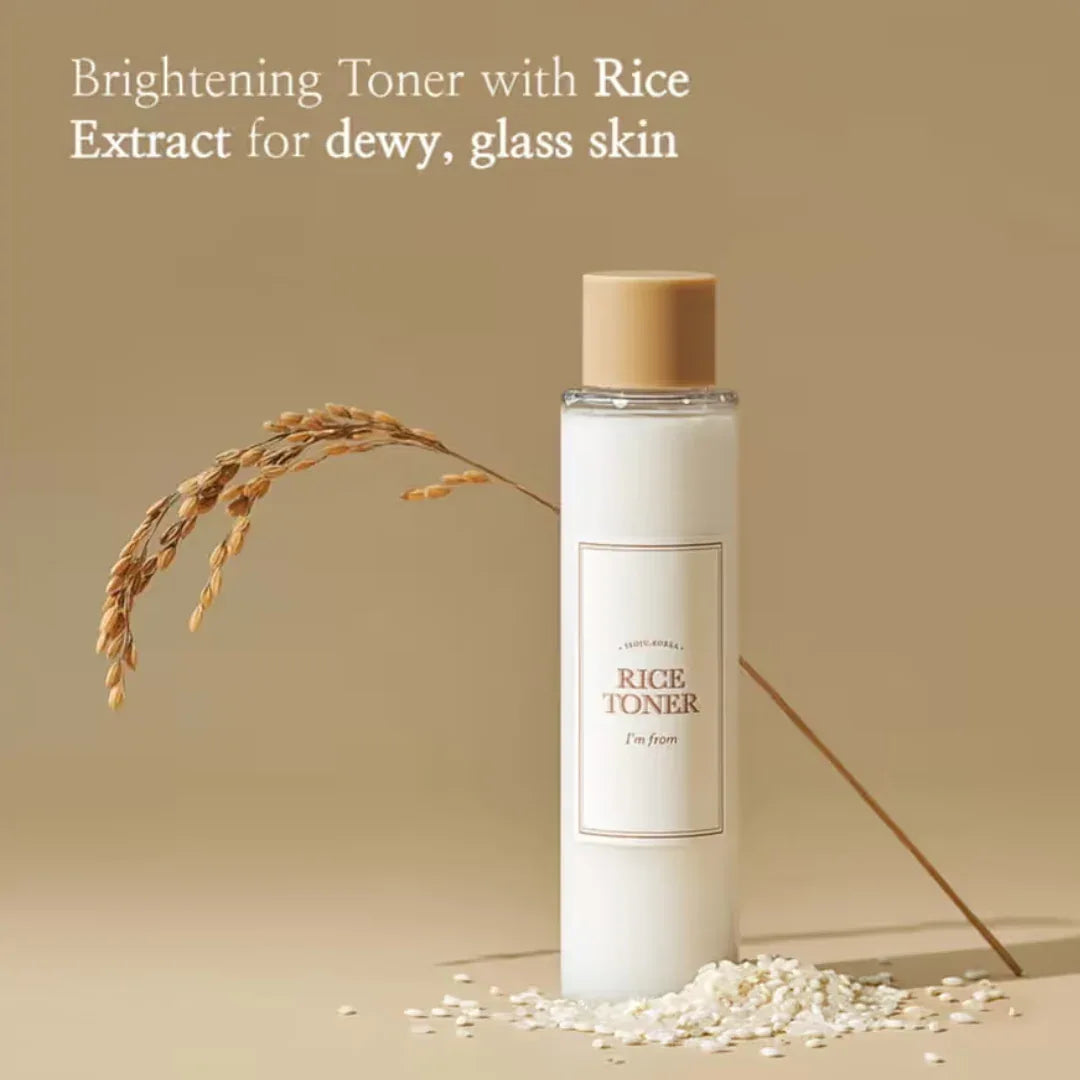 I'm From Rice Toner - Brightening Korean Milky Rice Toner with Niacinamide for Glass Skin - Doorderma