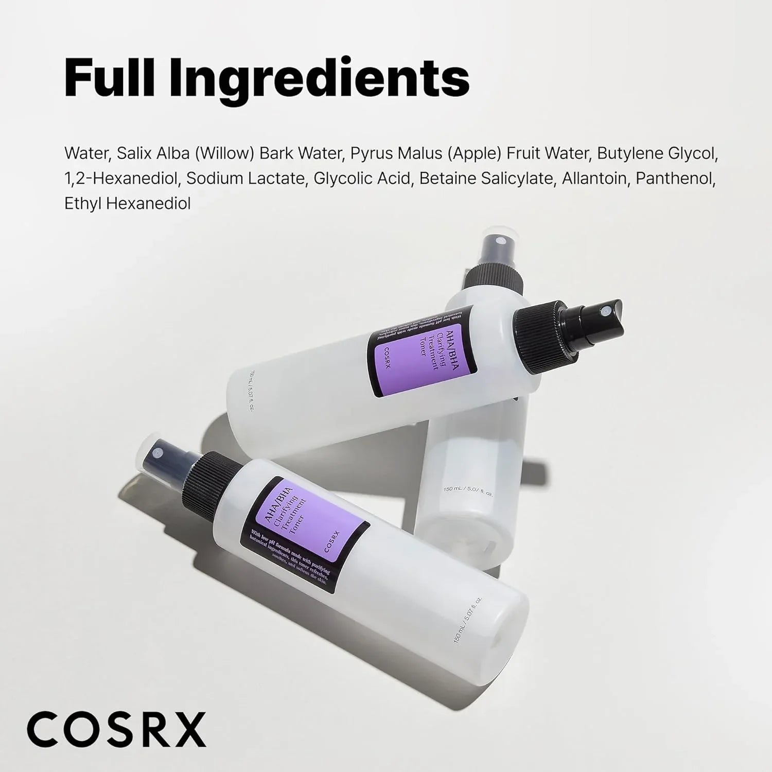 Cosrx AHA/BHA CLARIFYING TREATMENT Toner - Doorderma