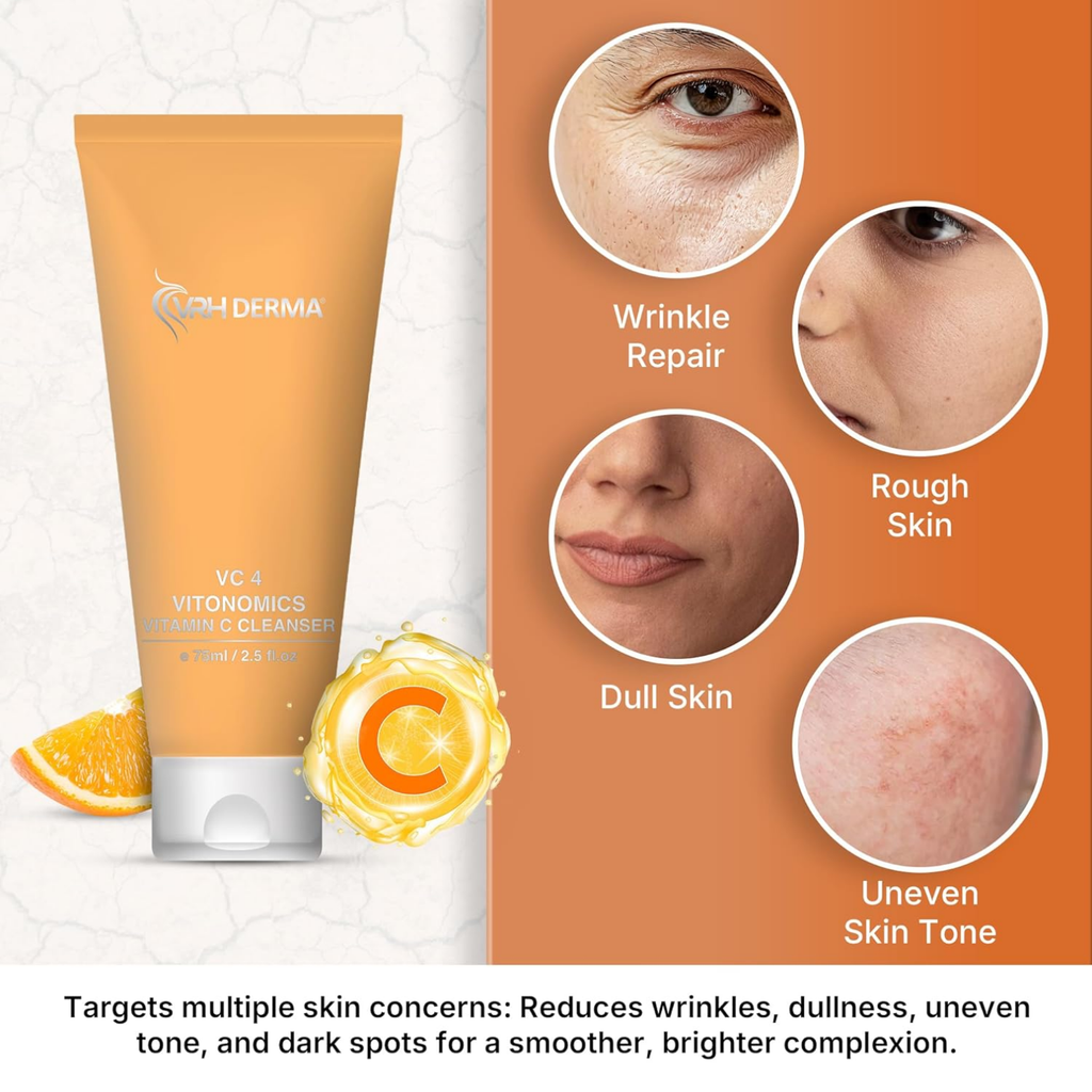 VRH Vitamin C Cleanser | VC 4 Vitnomics | 75ML
