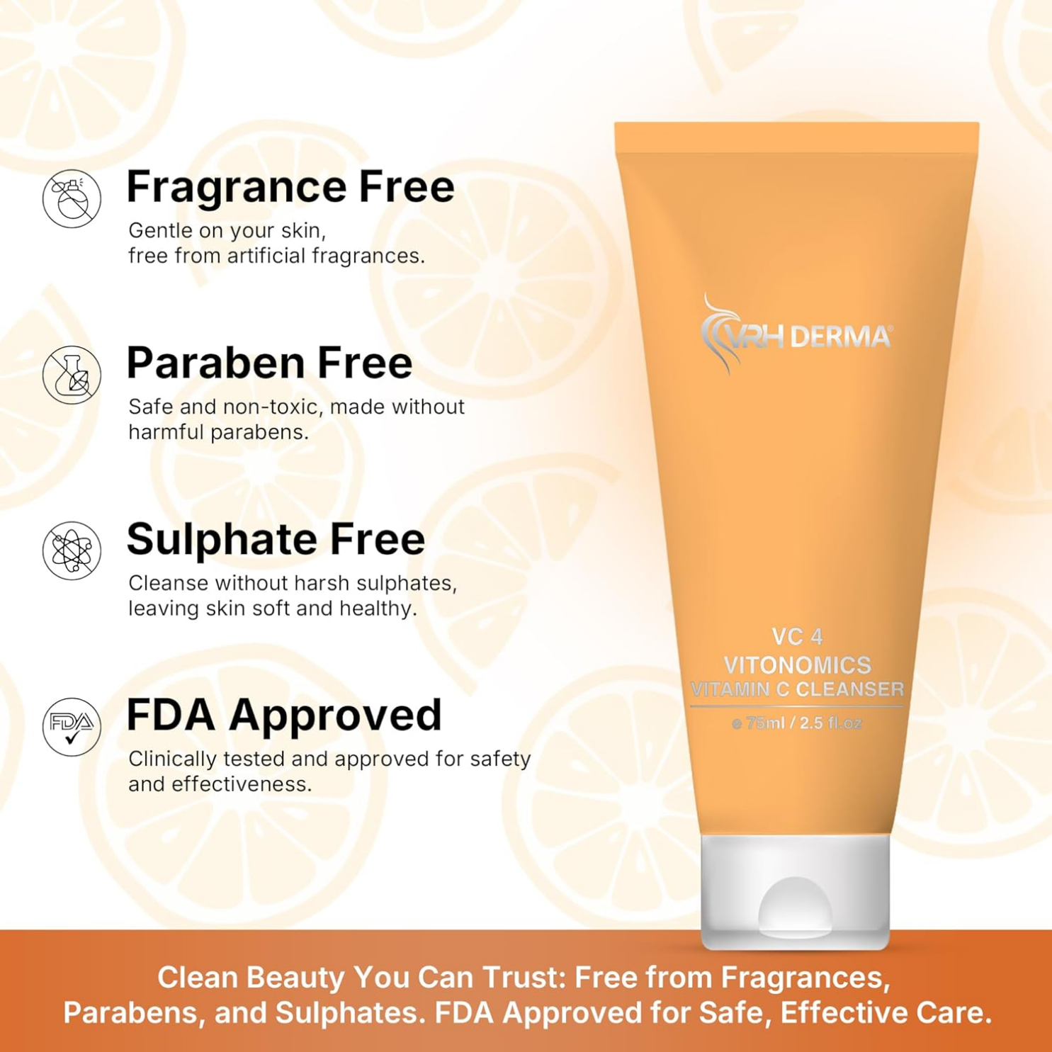 VRH Vitamin C Cleanser | VC 4 Vitnomics | 75ML