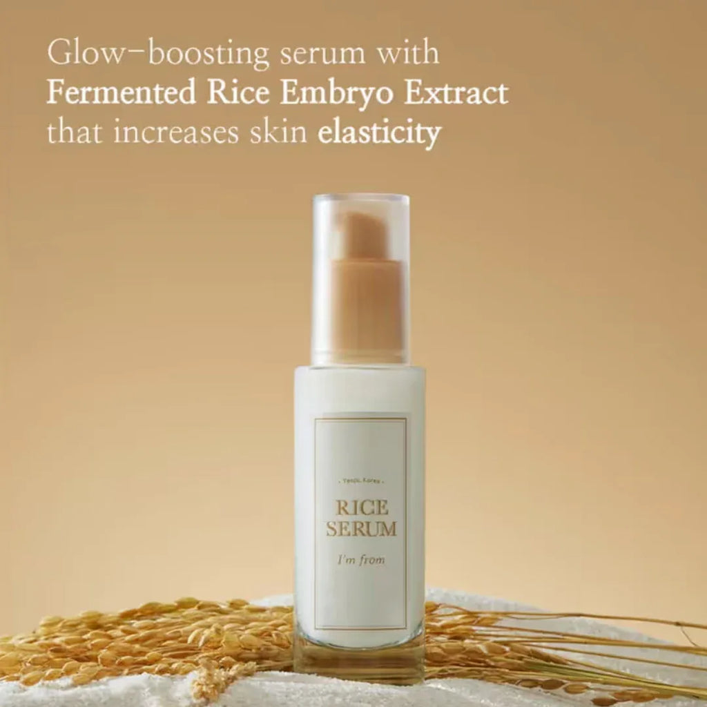I'm From Rice Serum (30ml) - Korean Face Serum with Fermented Rice Extract Boosts Collagen & Elasticity - Doorderma