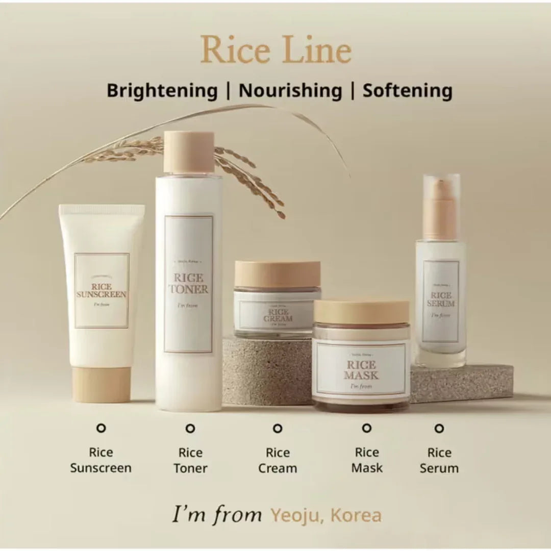 I'm From Rice Serum (30ml) - Korean Face Serum with Fermented Rice Extract Boosts Collagen & Elasticity - Doorderma