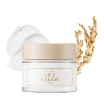 I'm From Rice Cream (50g) - Brightening Korean Moisturizer with Rice & Ceramide for Glowing Skin - Doorderma