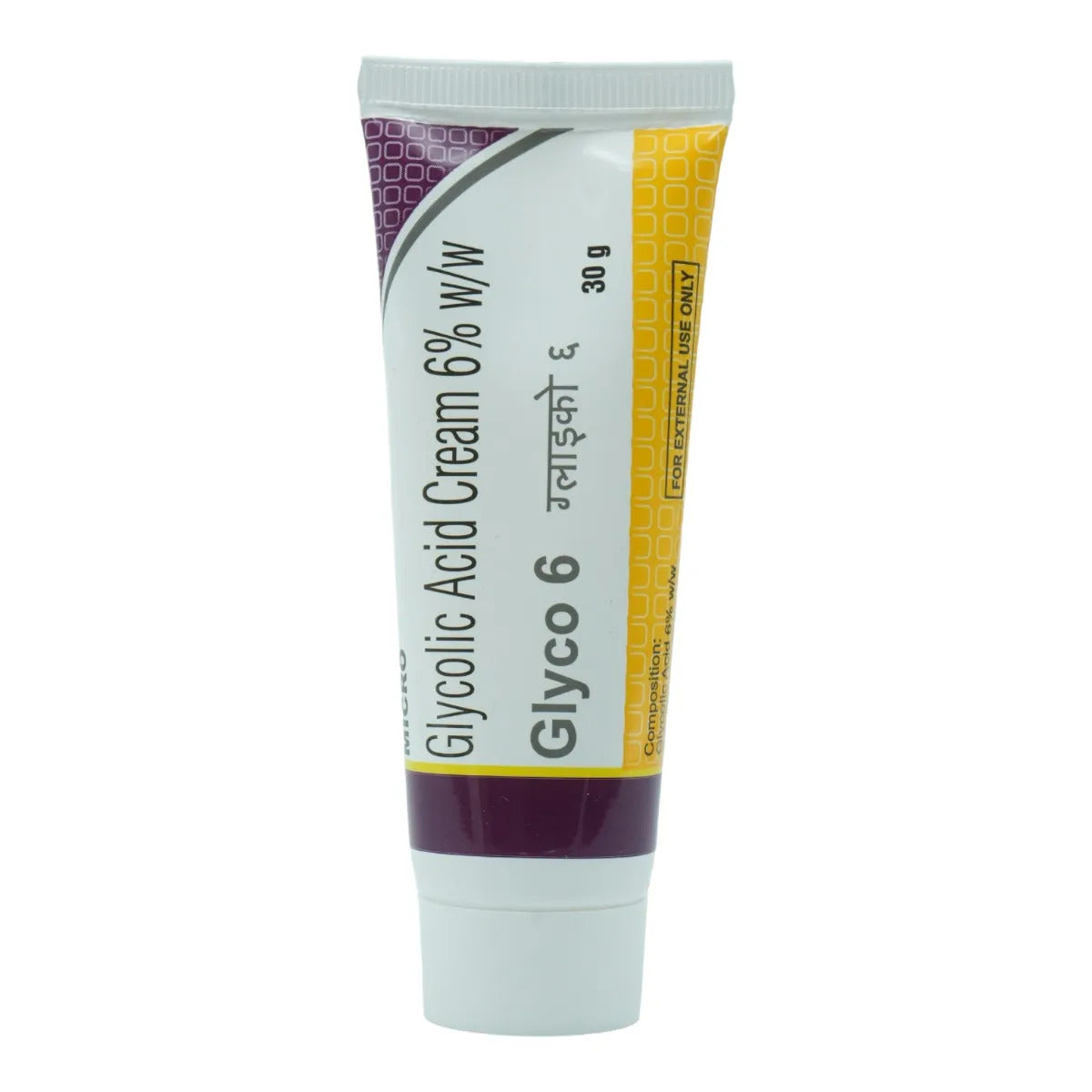 Glyco-6 Glycolic Acid Cream 6% | For Acne, Hyperpigmentation & Exfoliation