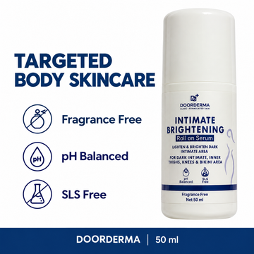 Doorderma Intimate Brightening Roll-On Serum for Knees, Inner Thighs & External Bikini Line – 50 ml