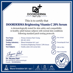 DOORDERMA Brightening Vitamin C 20% Face Serum | Dark Spots, Pigmentation & Uneven Skin Tone