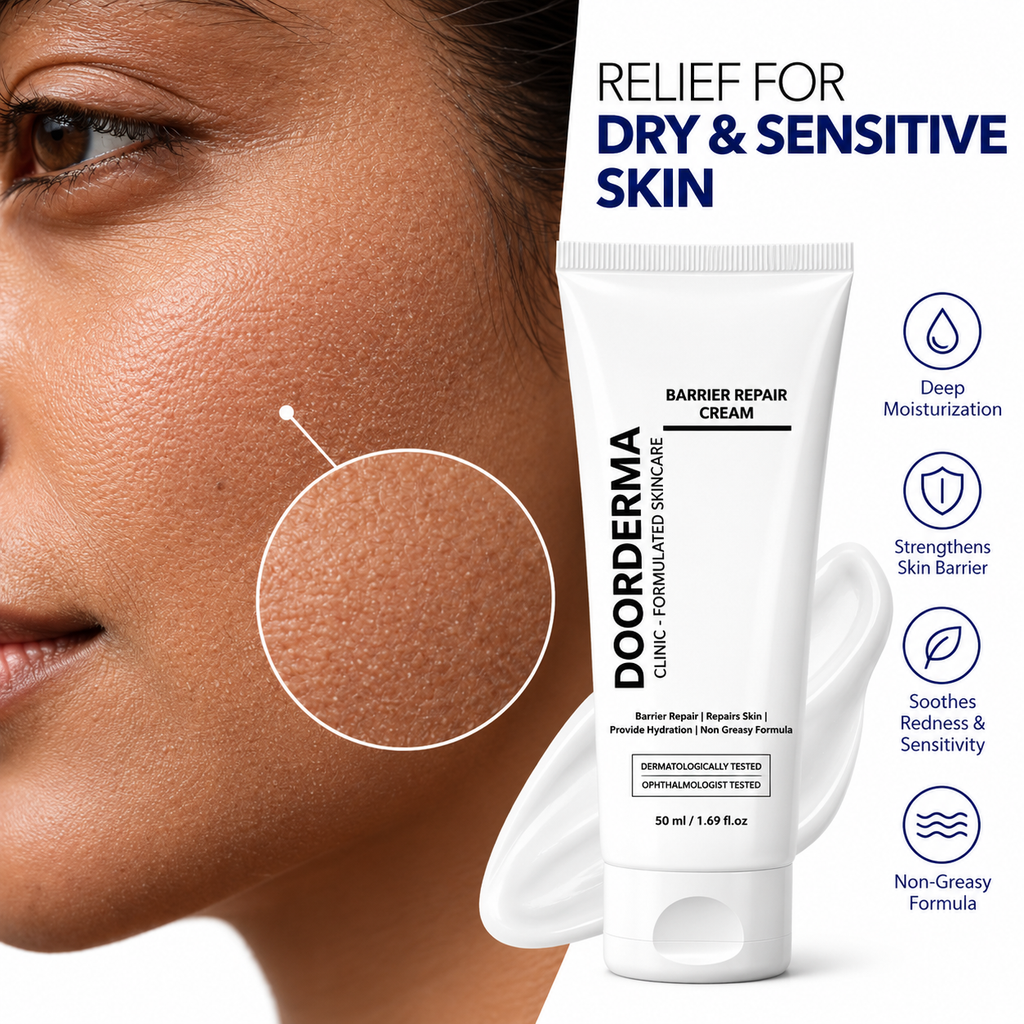 DoorDerma Barrier Repair Cream — Ceramide-Rich Moisture Shield for Damaged Skin