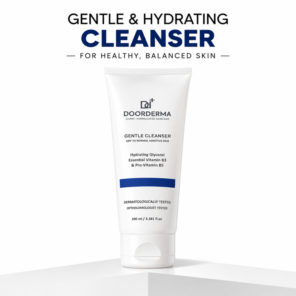 DoorDerma Gentle Cleanser — Daily Hydrating Wash for Sensitive & Dry Skin