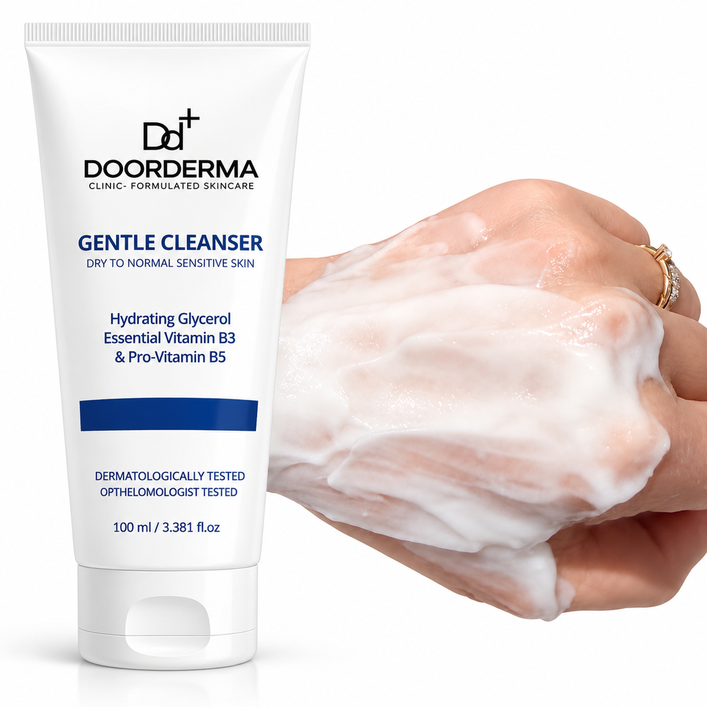 DoorDerma Gentle Cleanser — Daily Hydrating Wash for Sensitive & Dry Skin