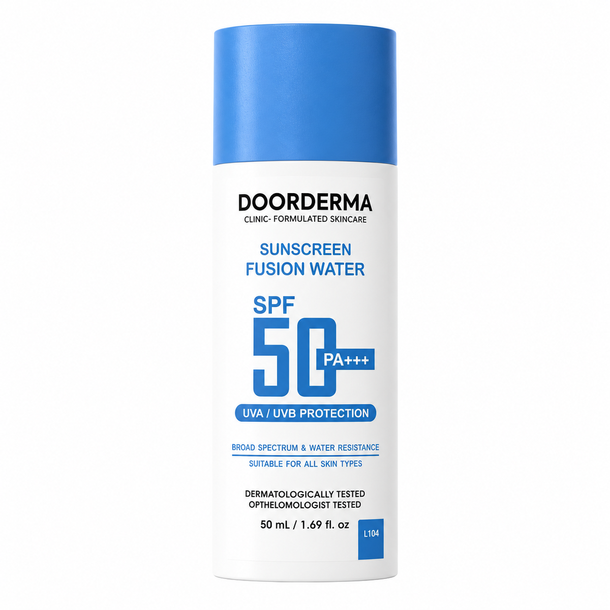 DOORDERMA Fusion Water Sunscreen SPF 50 PA+++ | Lightweight Daily Sun Protection