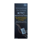 KTC Medicated Scalp Solution (Ketoconazole & Zinc Pyrithione) – 100 ml