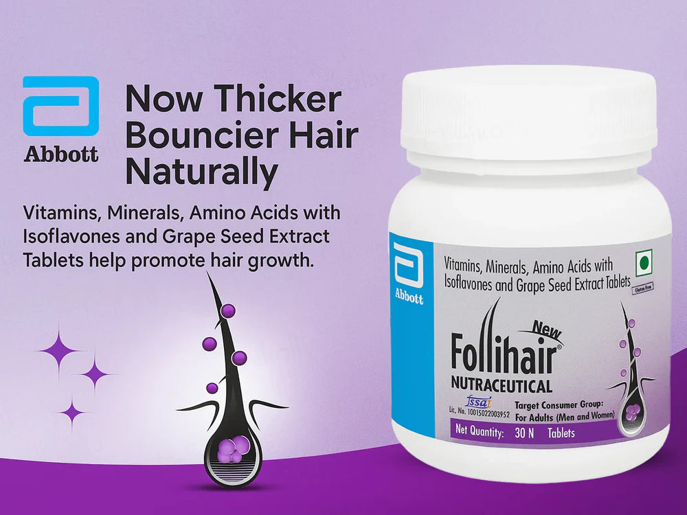 New Folihair Nutraceutical Tablet (Bottle)
