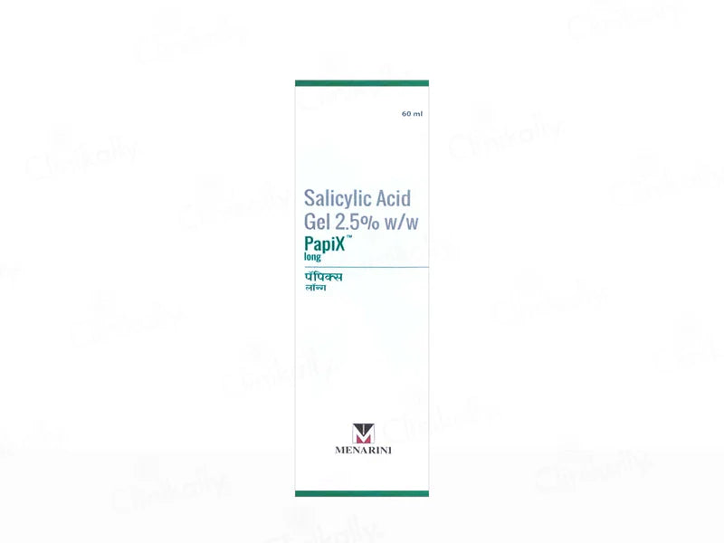 PapiX Long 2.5% Salicylic Acid Gel – 60 ml | Acne & Oil Control